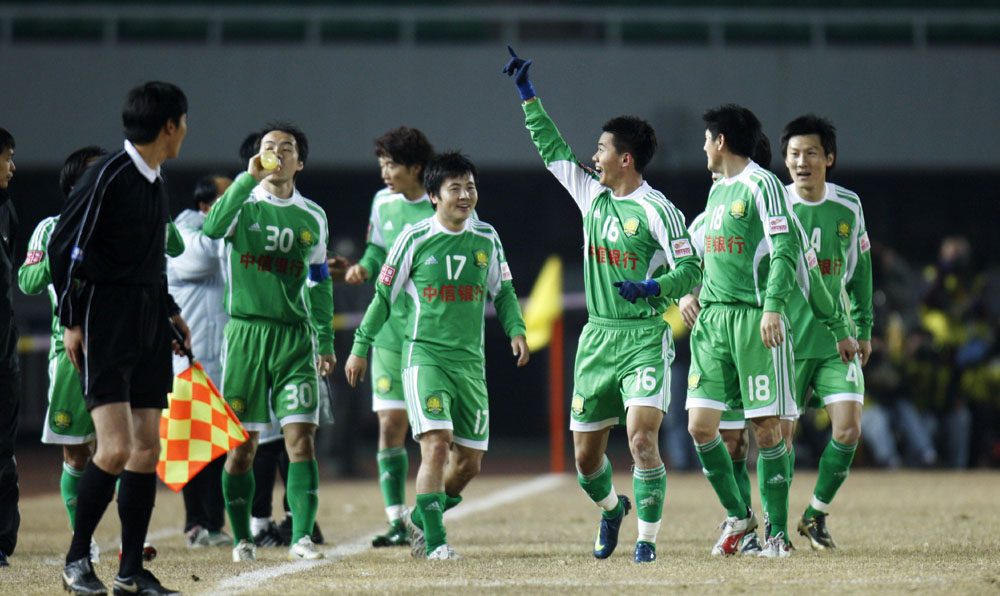 　　圖：北京國安球員要在今次賽事取勝，將會遇上極大困難
