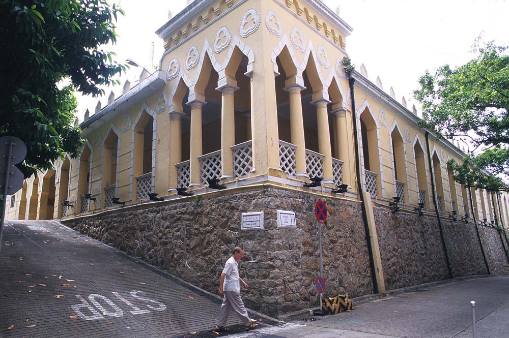 　　圖：澳門的摩爾人兵營帶有伊斯蘭色彩