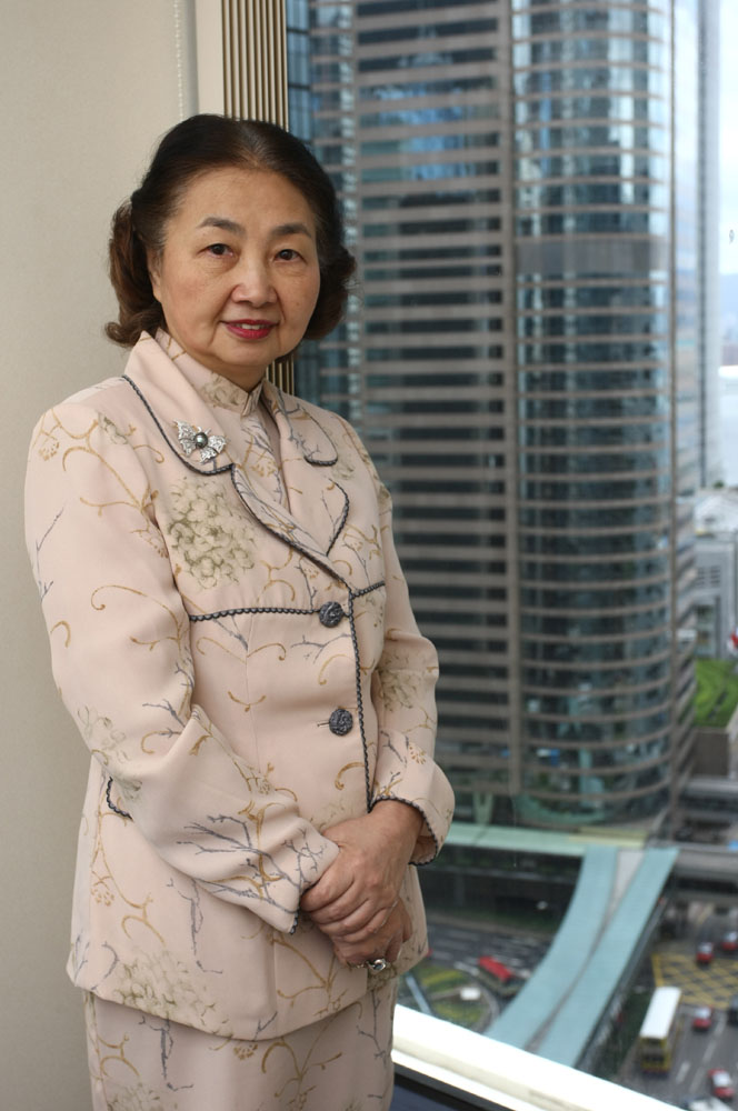 　　圖：梁愛詩積極推廣和研究基本法（林雨燊 攝）