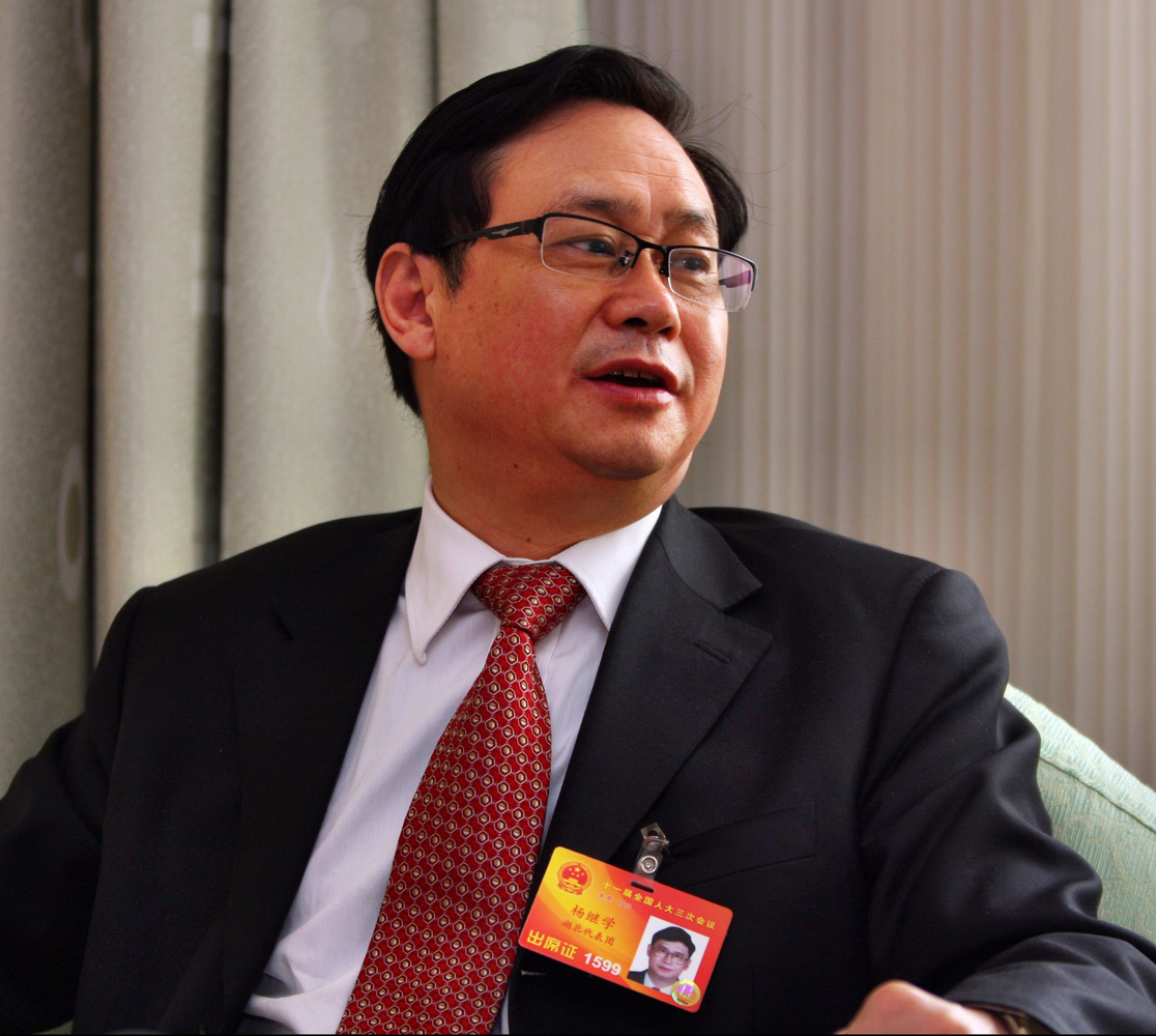 　　圖：葛洲壩集團總經理楊繼學（李曉波攝）