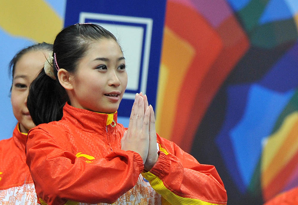 　　圖：中國體操女隊隊長江鈺源帶隊出戰世錦賽