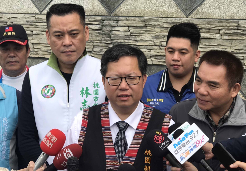   圖：民進黨籍桃園市長鄭文燦擔心賴清德參選會造成綠營分裂\中央社