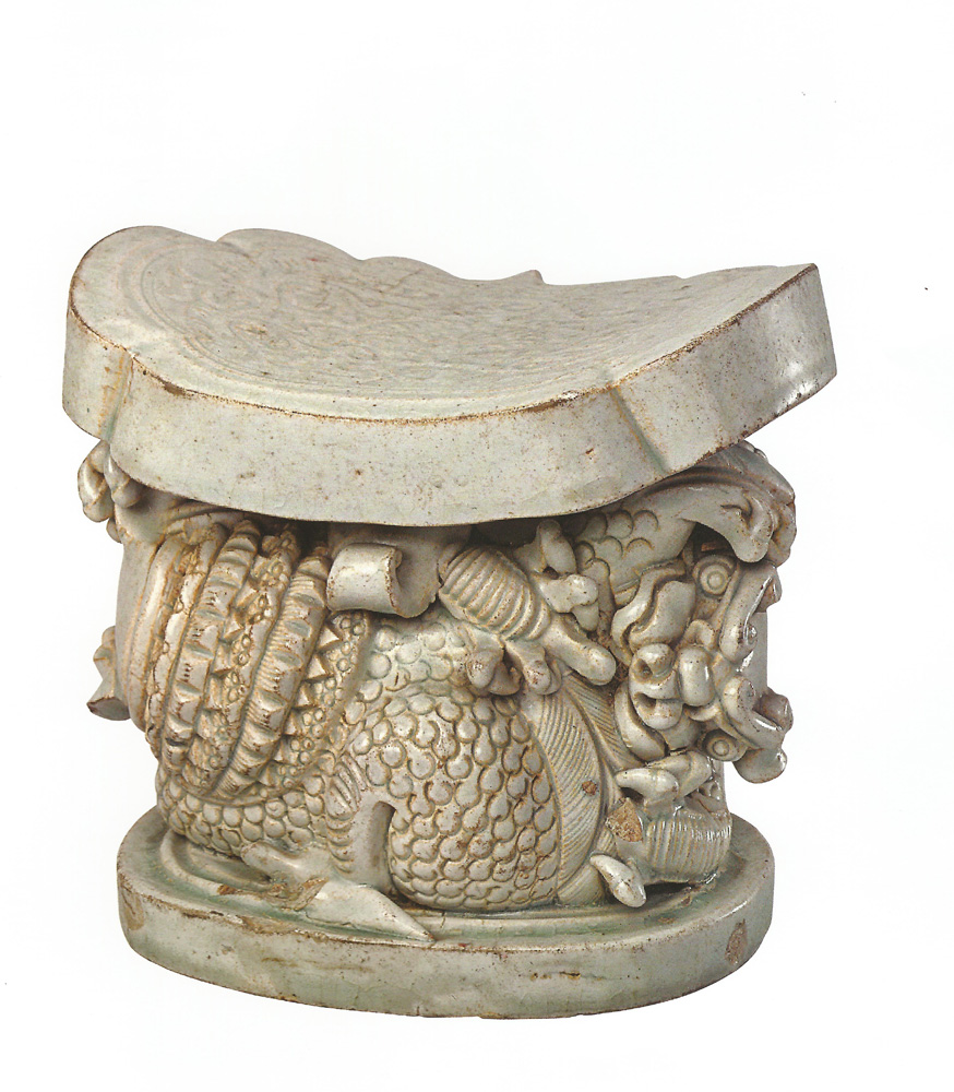 　　圖：宋影青雙獅枕