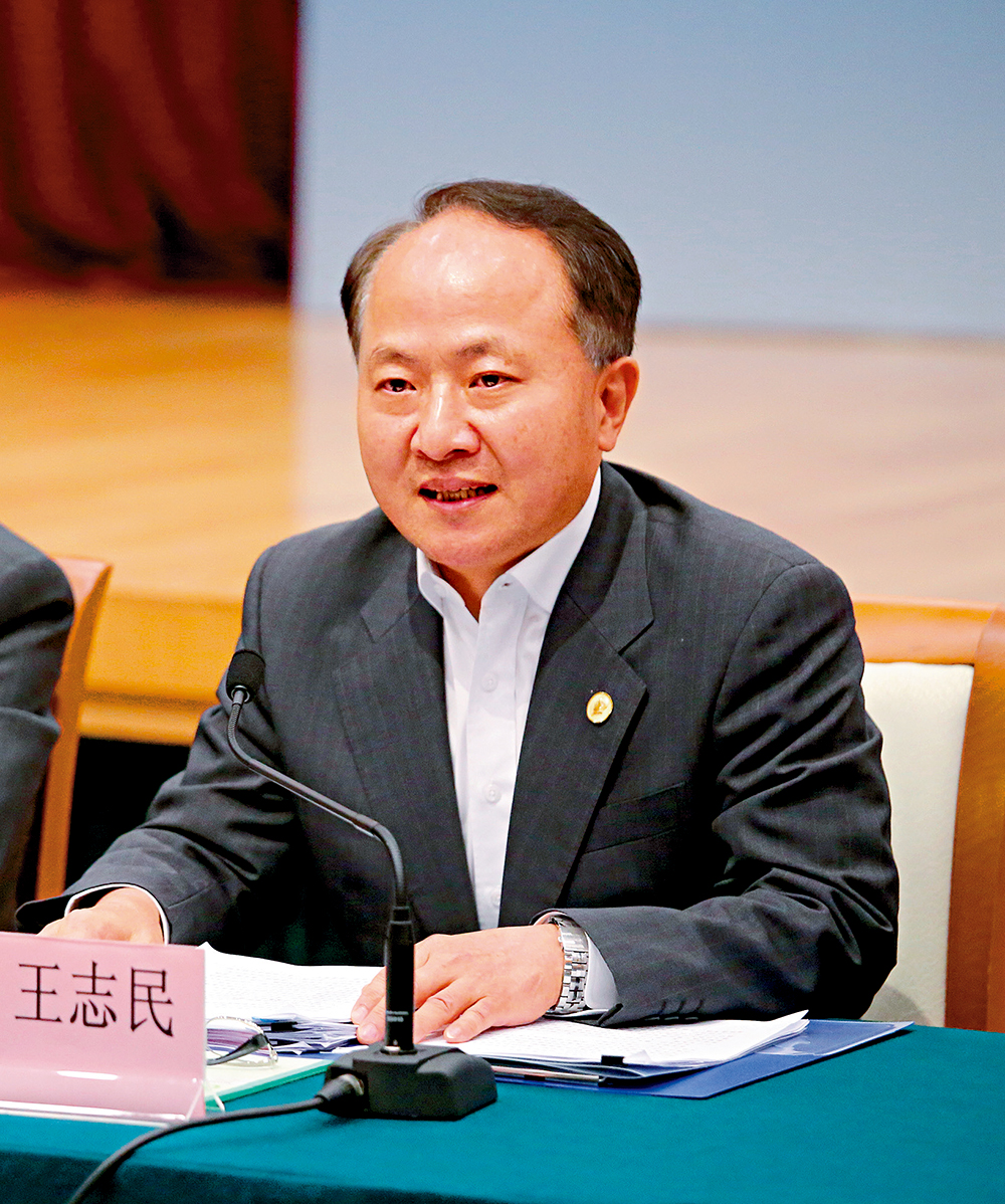 　　圖：中聯辦主任王志民在會上清楚解釋了關於修例需設追溯期、「港人港審」、「日落條款」不可行的理據\資料圖片