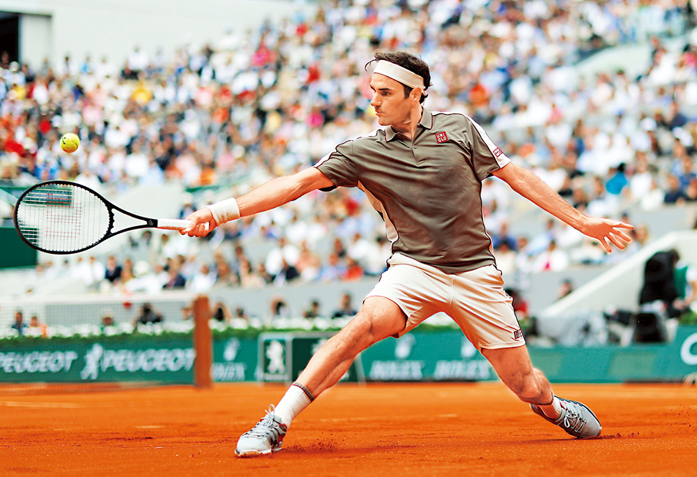 　　圖：費達拿自二○一五年後首次參加法網\路透社