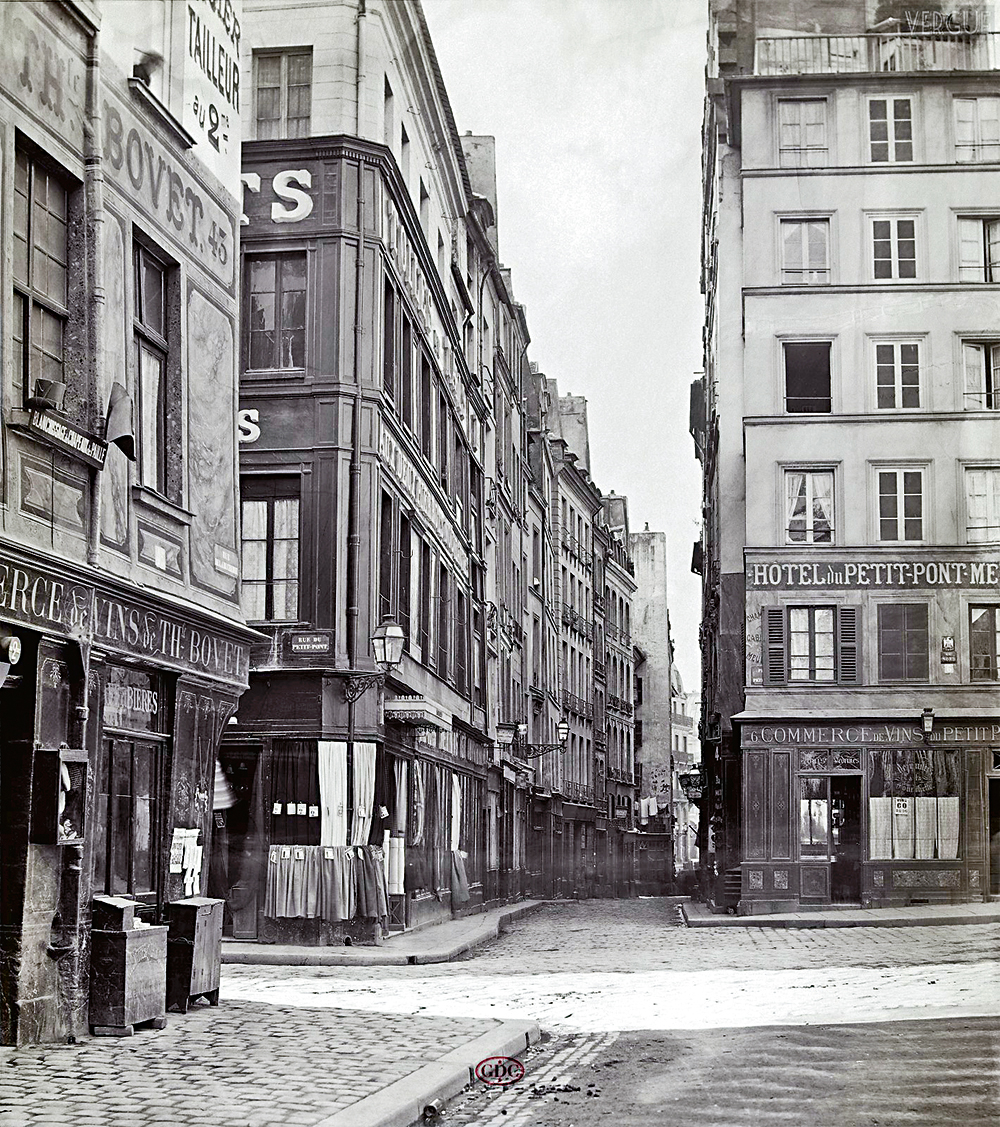 　　圖：策道街景（一八六六年攝）