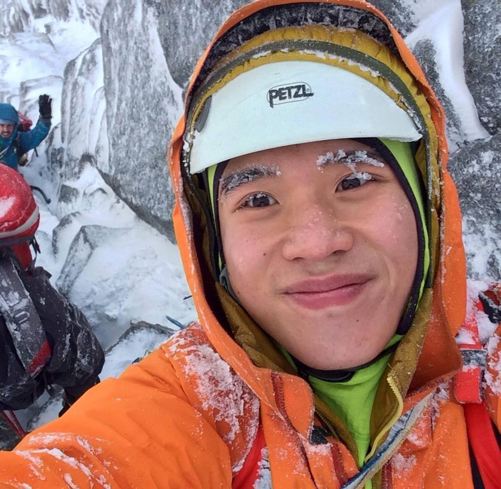 　　圖：死者吳茄榤近年成為首位獲得國際攀山嚮導課程資格的華人，他曾在尼泊爾和印度成功攀登六座6000米山峰\facebook圖片