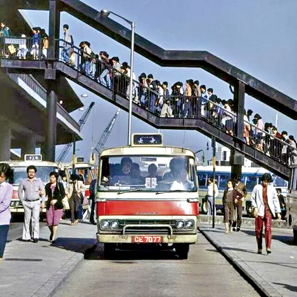 　　圖：曾經成行成市的「日產」ECHO小巴如今已經成為歷史/作者供圖