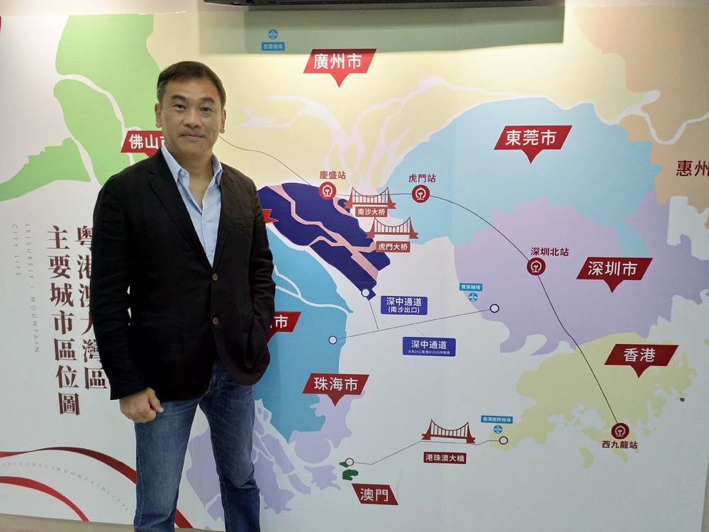 　　圖：沈永年相信，大灣區未來可以作為國家經濟的「引爆」點