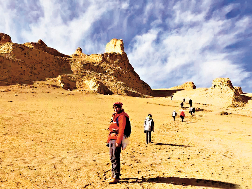 　　圖：位於青海省柴達木盆地的冷湖火星小鎮\資料圖片
