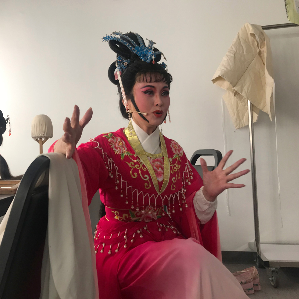 　　圖：黃靜慧表示將會加強推廣錫劇\大公報記者徐小惠攝