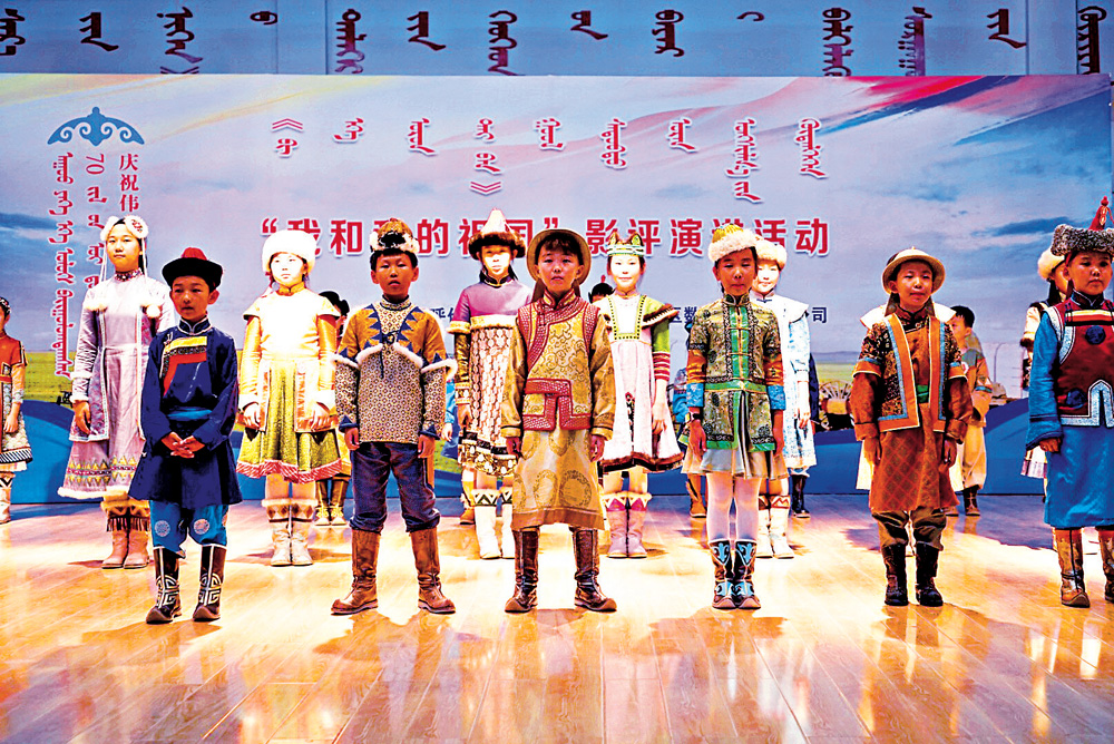 　　圖：五彩呼倫貝爾合唱團是享譽全國的兒童合唱團\大公報實習記者鍾岡志攝