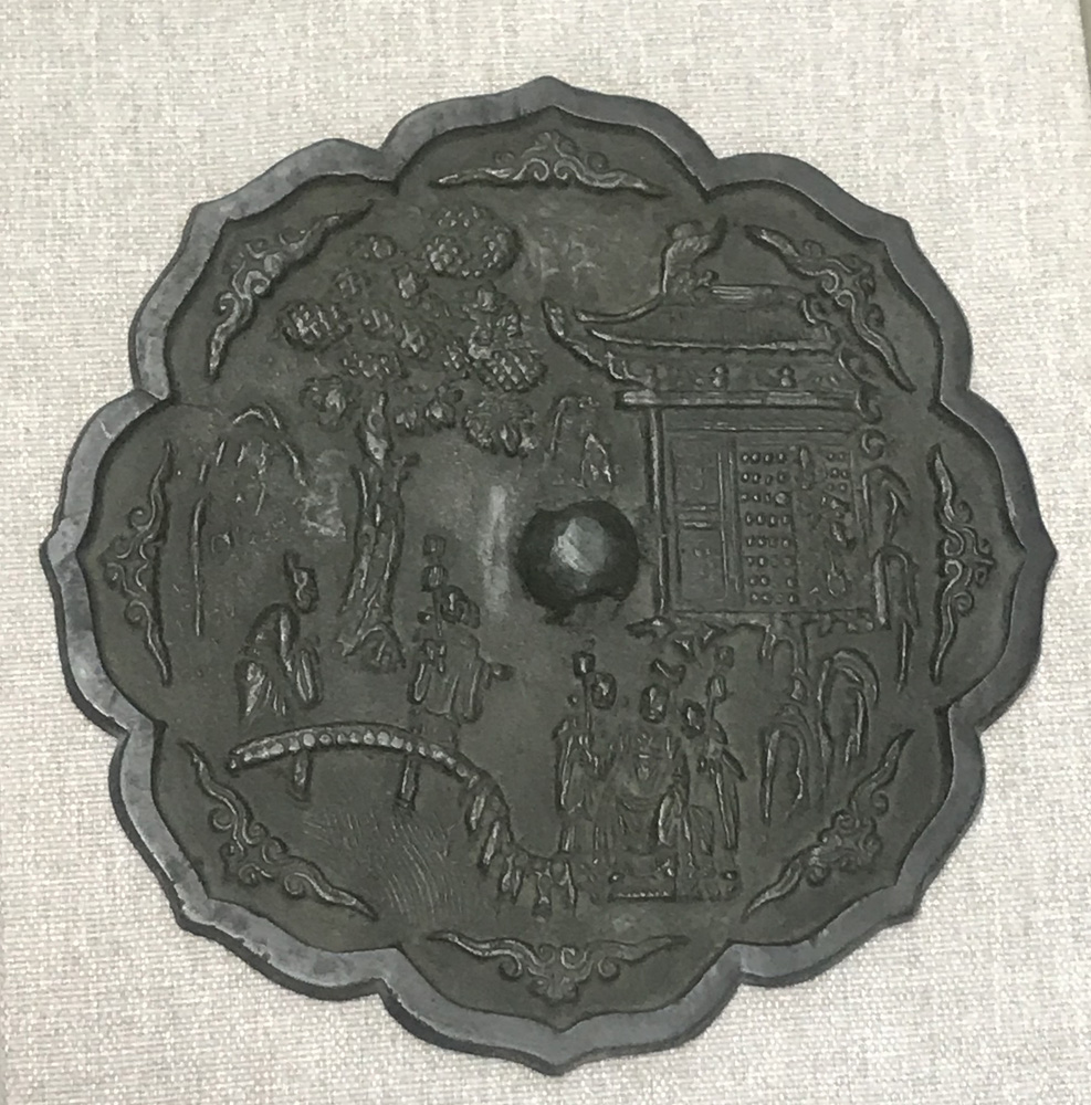 　　圖：閣樓人物故事鏡（宋）