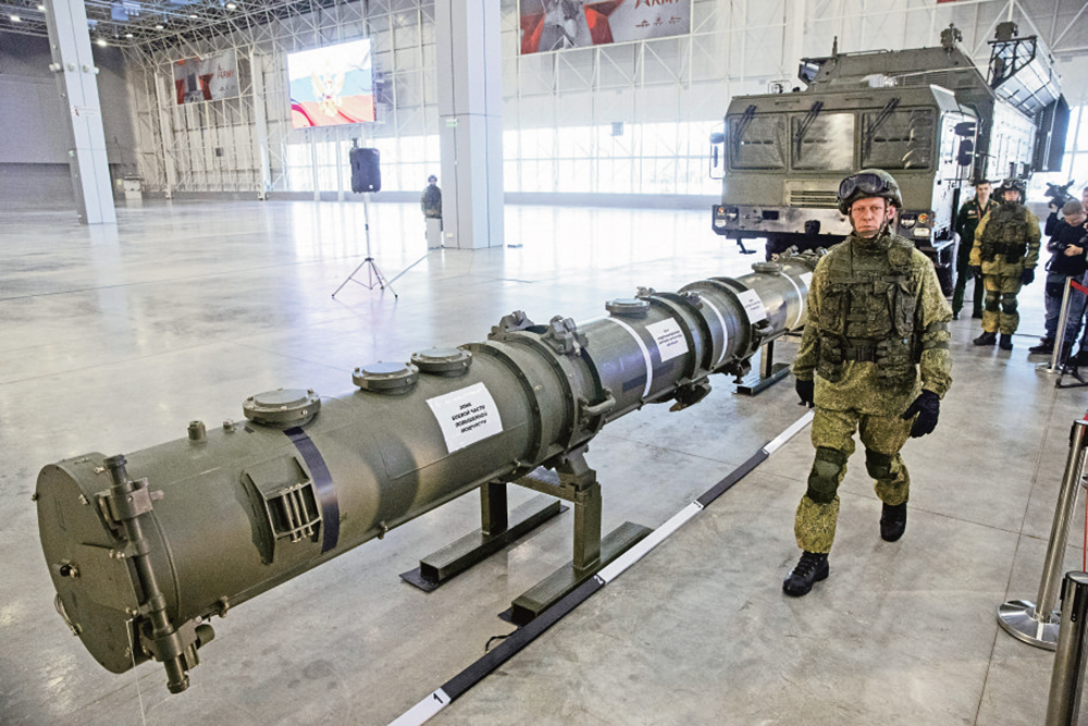 　　圖：美國指控俄9M729導彈違反《中導條約》\美聯社