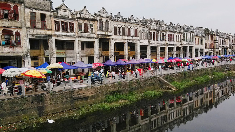 　　圖：江門市下轄的古鎮赤坎訴說着粵西地區以往的繁華\作者供圖