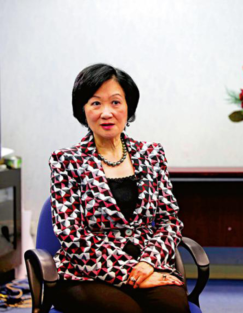 　　圖：葉劉淑儀表示，《禁蒙面法》賦予警方的新權力合乎比例，相信能夠起到阻嚇作用