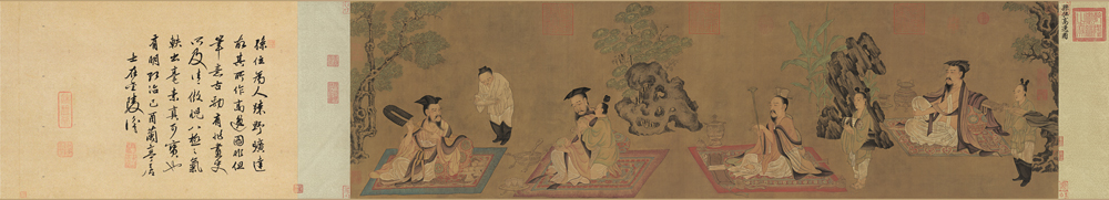 　　圖：唐孫位《高逸圖》卷