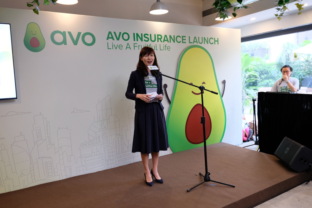 　　圖：黃子遜冀Avo保險可於3至4年內達至收支平衡\大公報攝