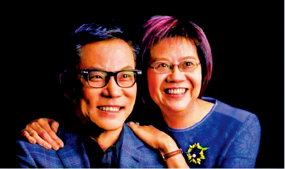 　　圖：李國慶（左）與俞渝已分道揚鑣，再見不是朋友