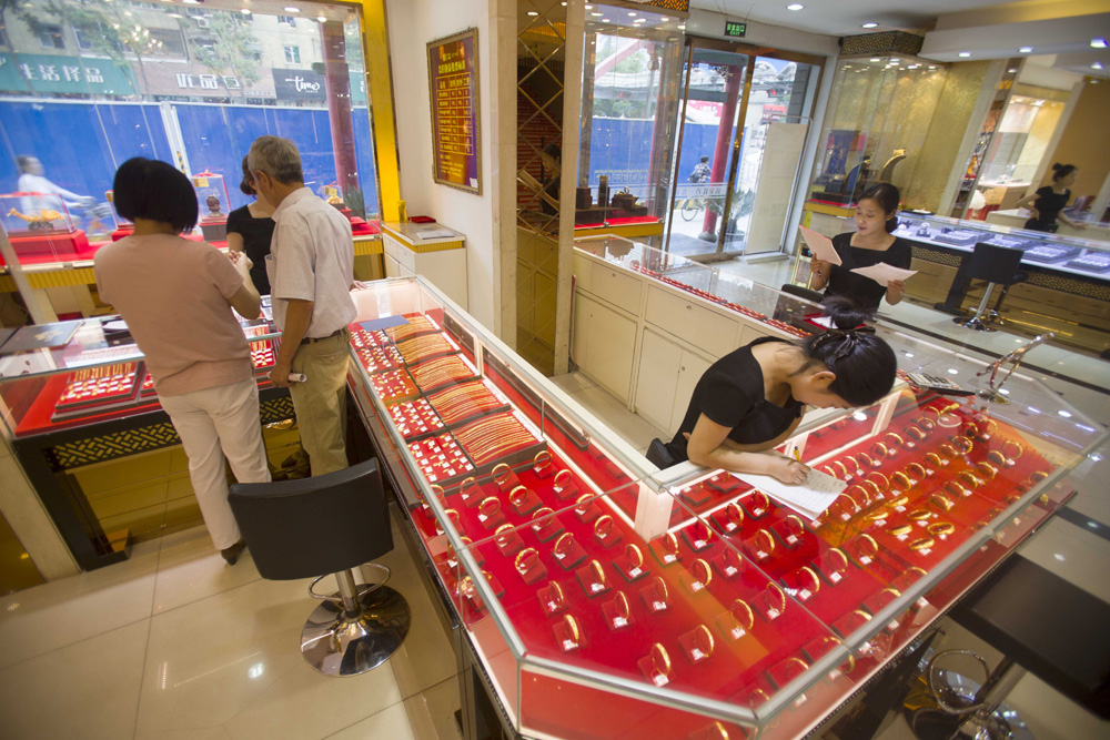 　　圖：分析預計，明年黃金價格難以延續2019年的上漲態勢 中新社