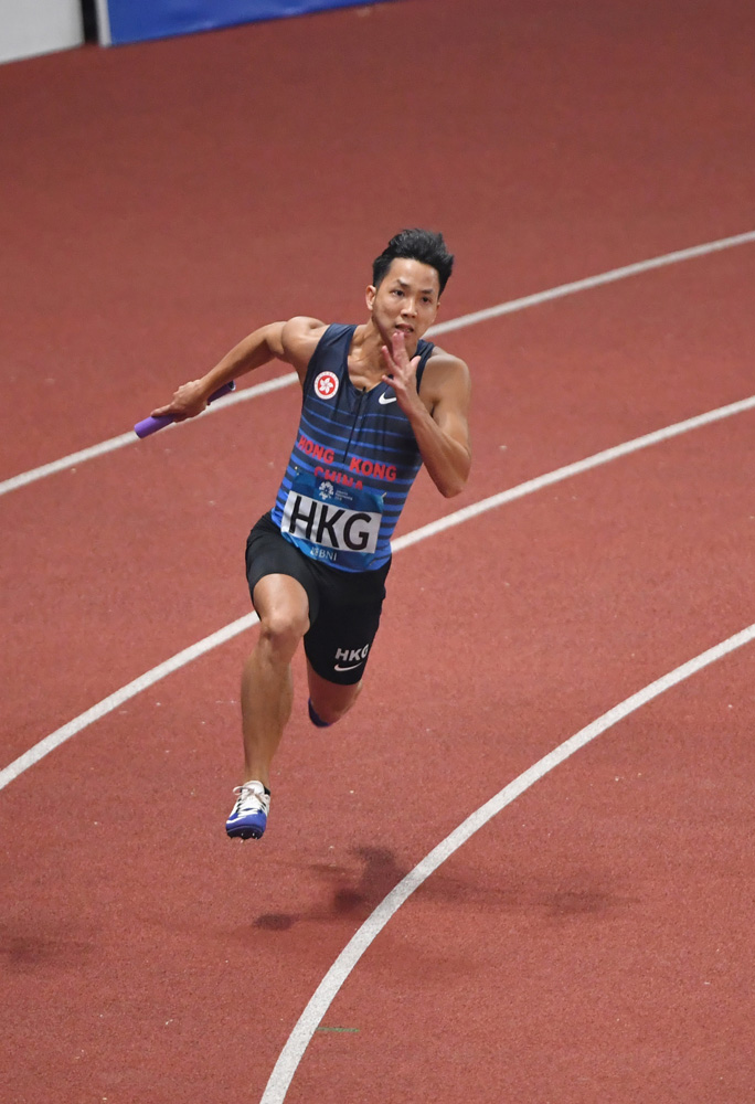 　　圖：黎振浩的比賽英姿