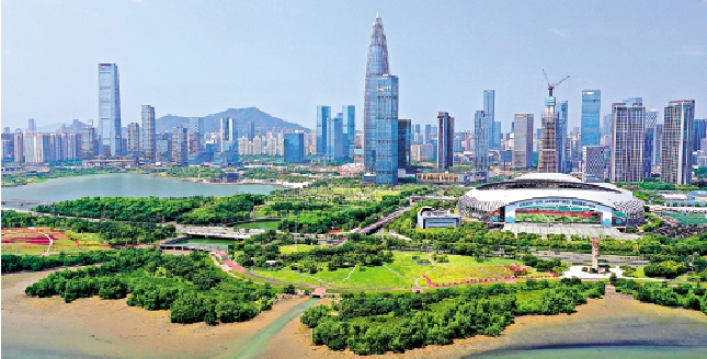 　　圖：深圳去年已建成各類公園超過一千個。圖為深圳灣公園\資料圖片