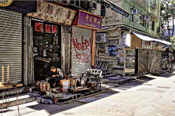 　　圖：朱冠球鏡頭下的老街