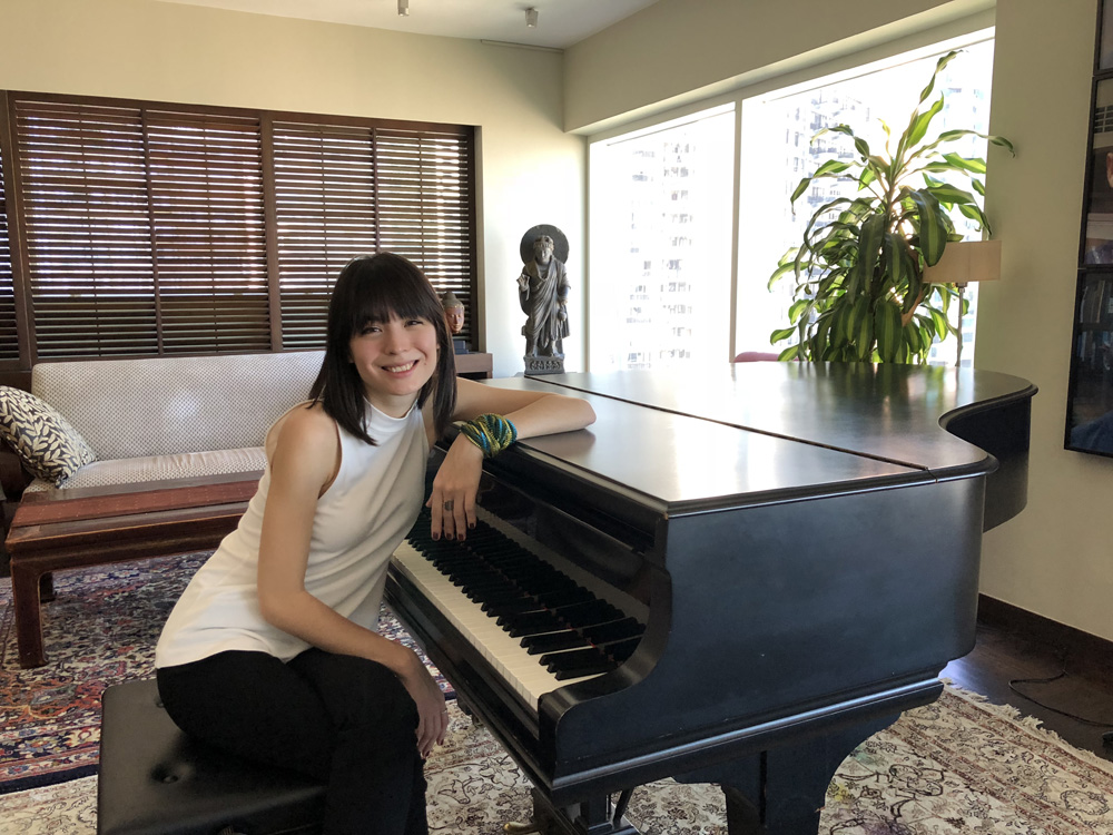 　　圖：德日鋼琴家愛麗絲．紗良．奧特/大公報記者李亞清攝