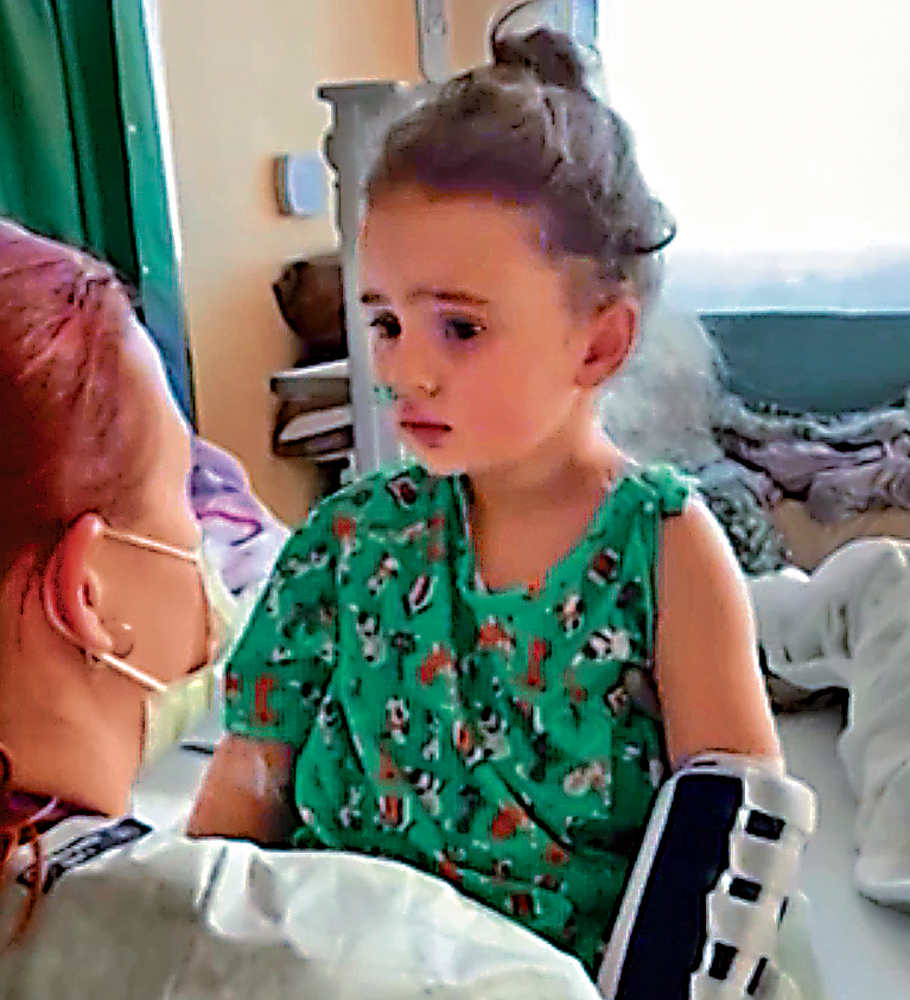 　　圖：艾奧瓦州一名4歲女童因流感併發症失明\網絡圖片