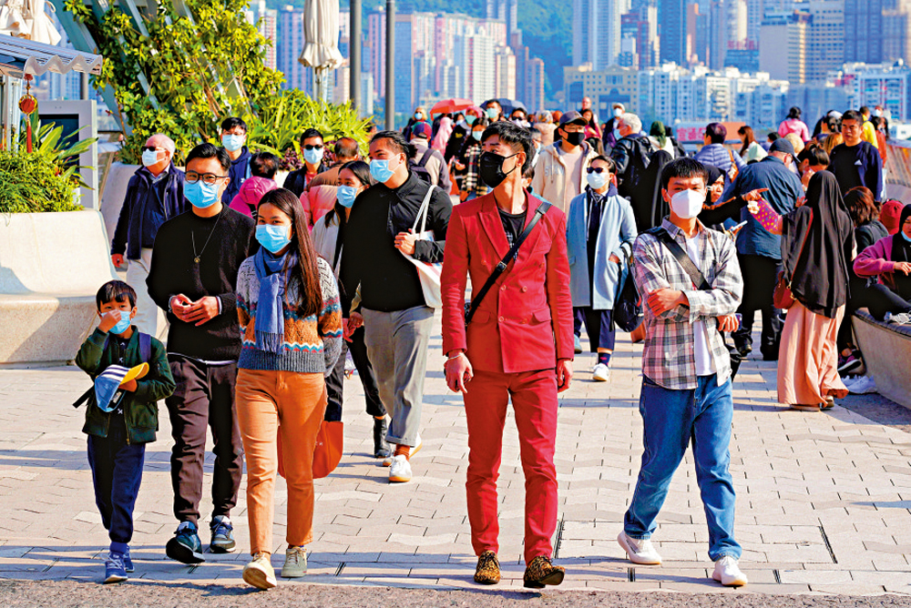 　　圖：大家同心抗疫，必將迎來晴天