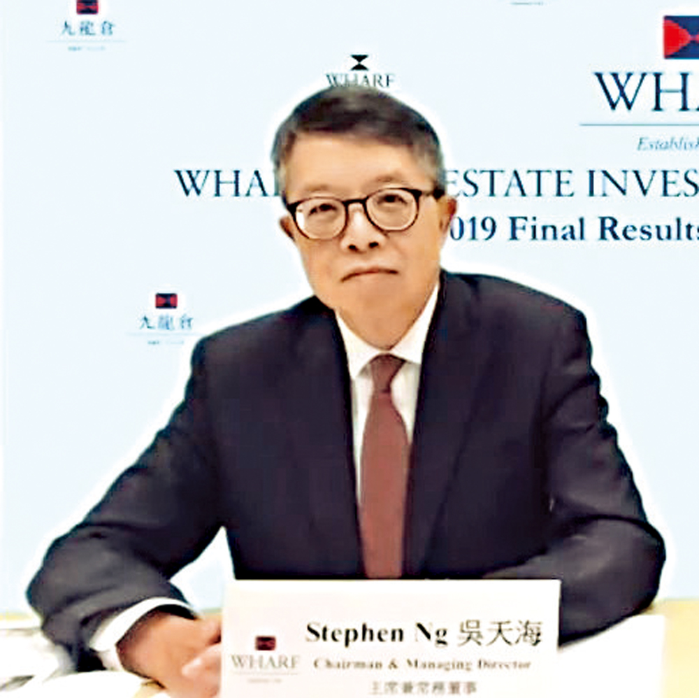 　　圖：九倉置業主席兼常務董事吳天海