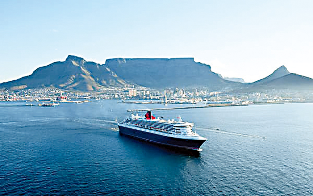 　　圖：英國郵輪「瑪麗皇后2號」/資料圖片