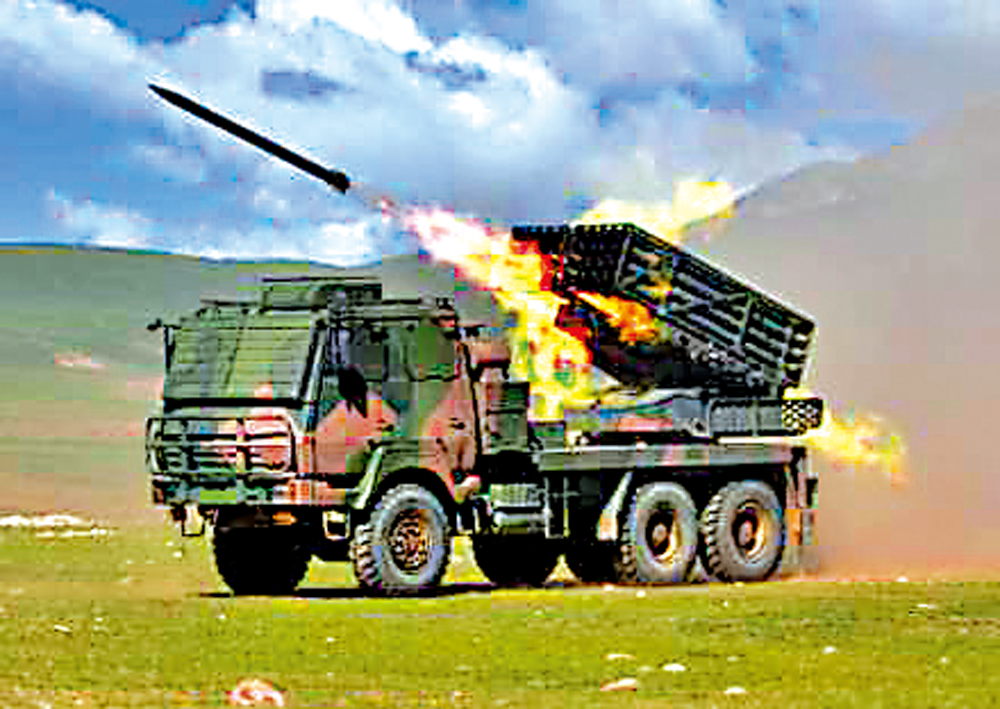 　　圖：PHL-11型122毫米火箭炮