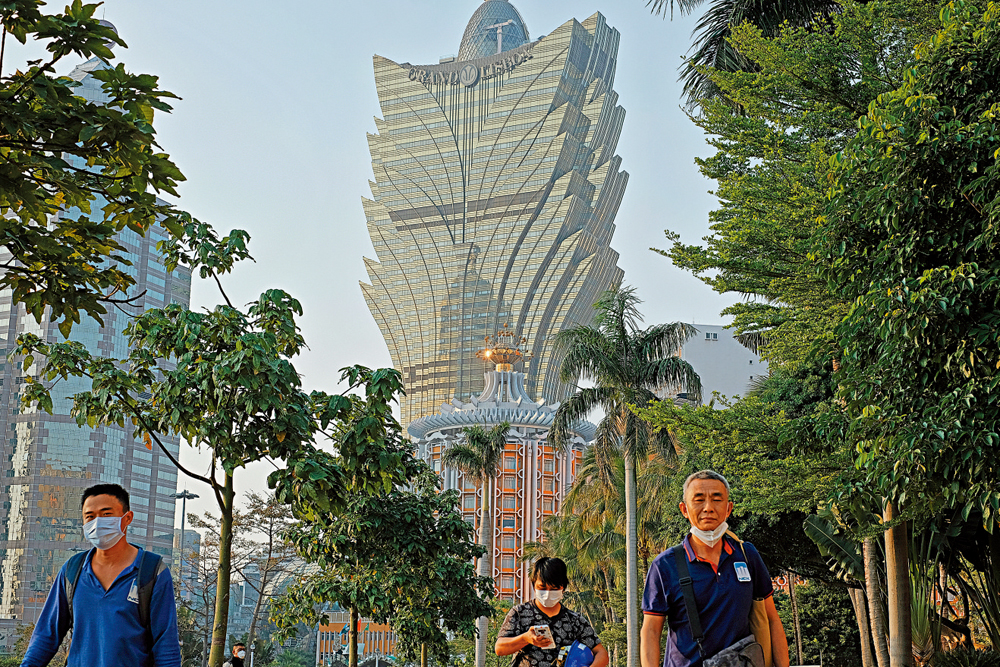 　　圖：澳門政府早前表示暫未有打算調整博彩稅