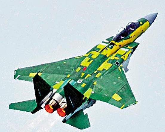 　　圖：4月14日，F-15QA「先進鷹」戰鬥機進行了首次試飛\網絡圖片