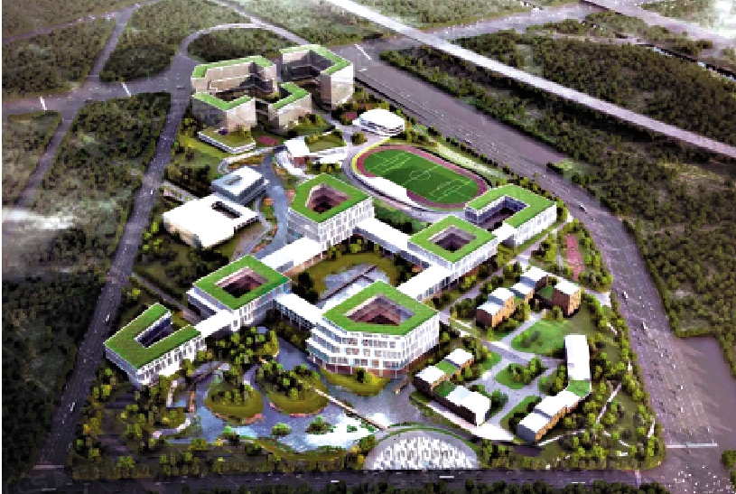 　　圖：香港公開大學（肇慶）校園設計效果圖/網絡圖片