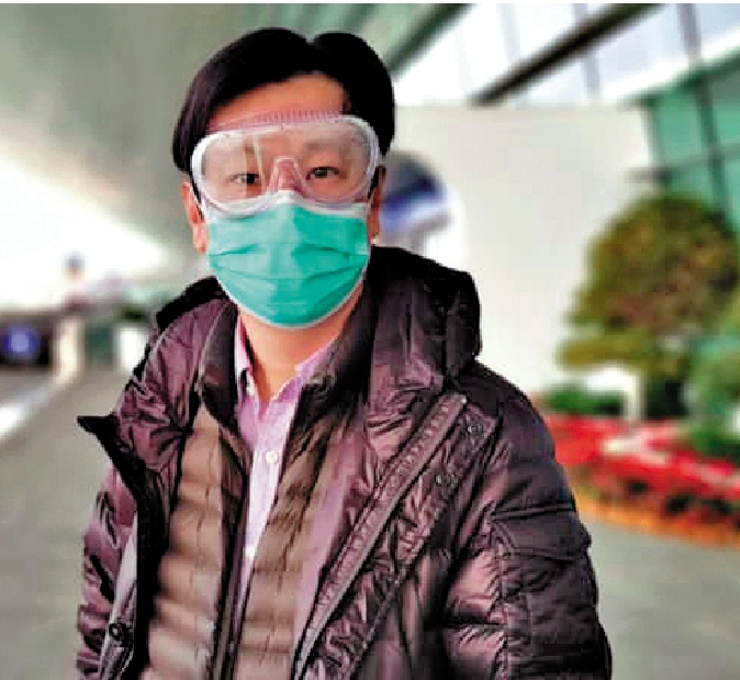 　　圖：馮浩賢無悔因留守武漢，錯過了女兒的生日