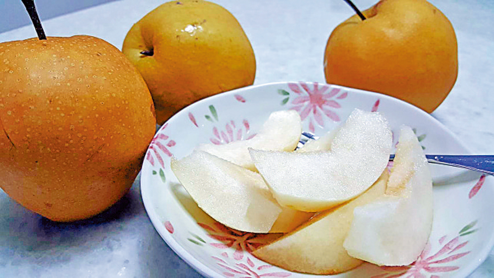 　　圖：雪梨清肺潤燥