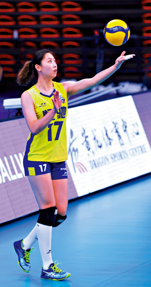 　　圖：梅笑寒首度入選中國女排集訓大軍