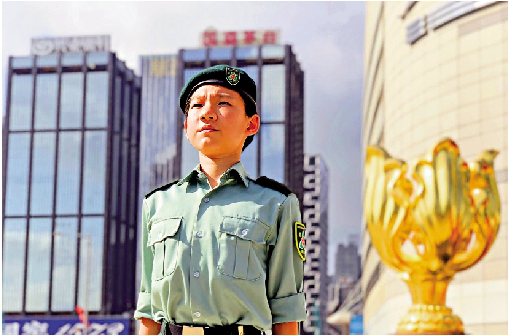 　　圖：陳耀明表示，做旗手要守紀律、講規矩