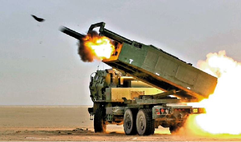 　　圖：新導彈可以火箭炮發射。圖為美軍火箭炮\資料圖片