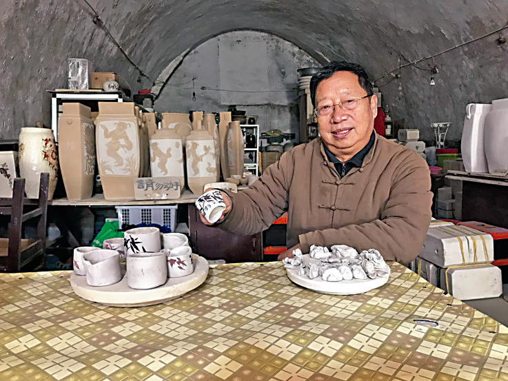 　　圖：中國工藝美術大師、磁州窰（鹽店）遺址博物館館長劉立中