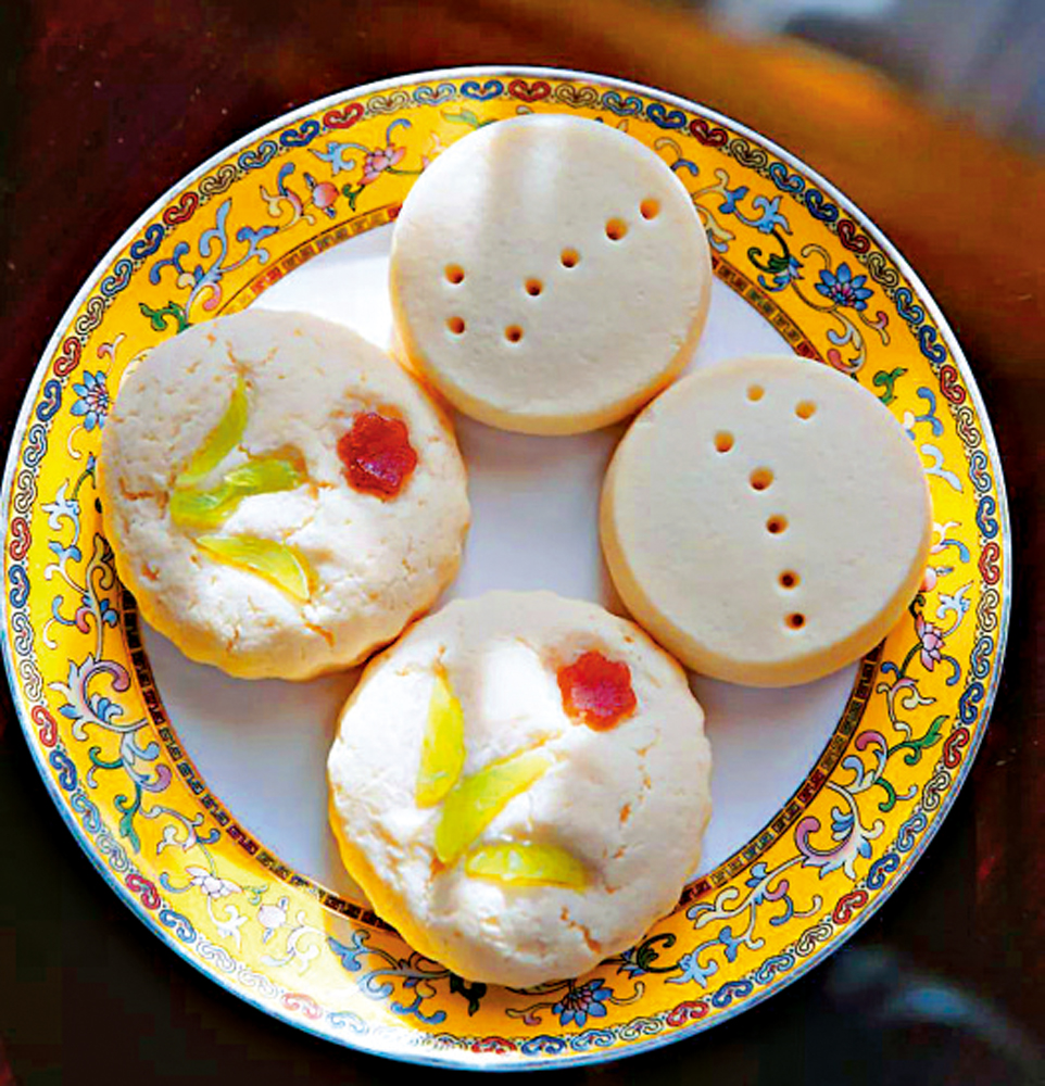 　　圖：孫尼額芬白糕七星點子餅\資料圖片