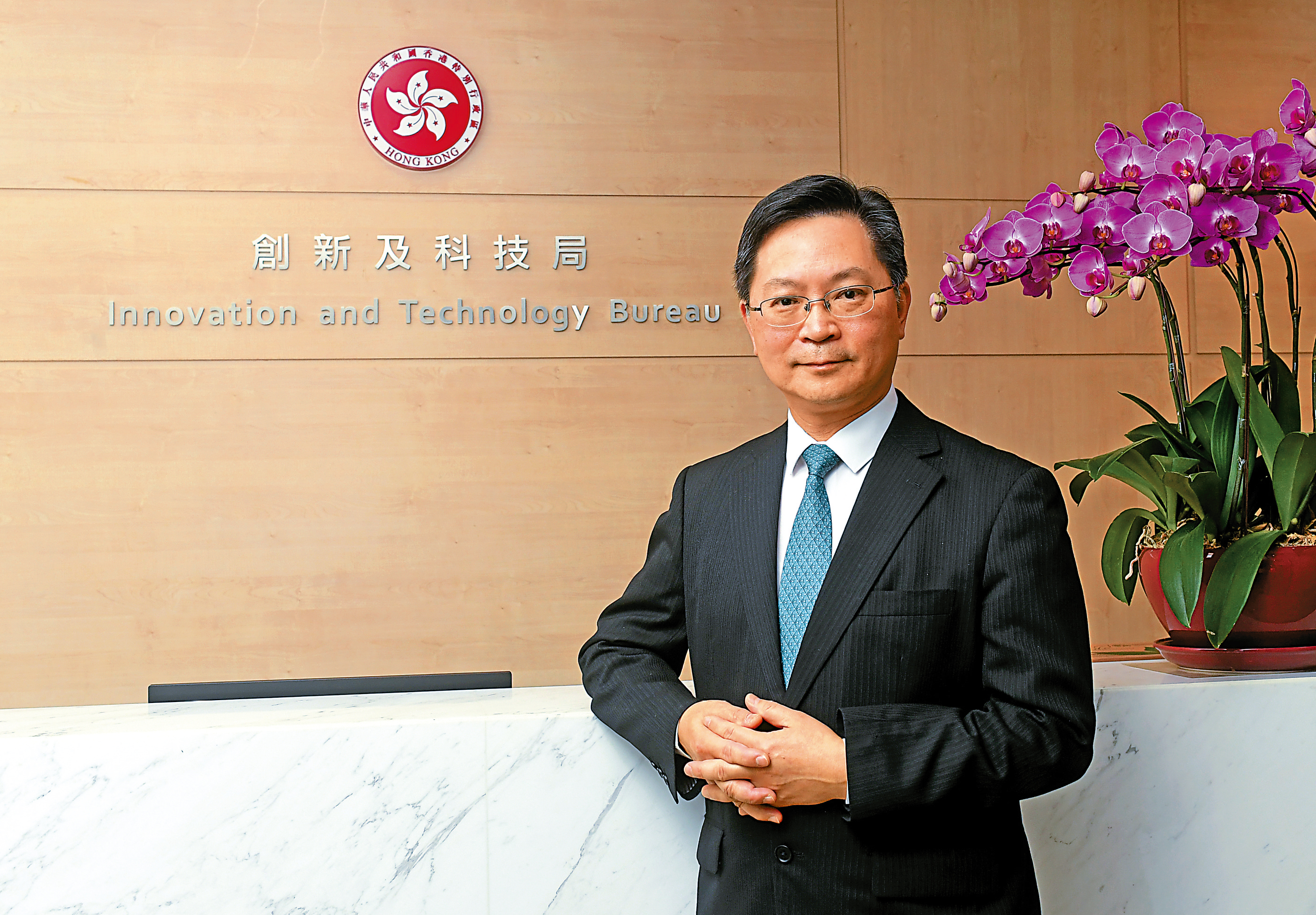 　　圖：薛永恆表示，疫情有危亦有機，令不少創科研發成果得以轉化為商品進入市場\大公報記者攝