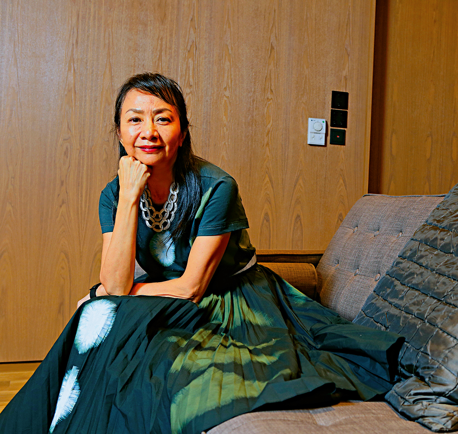 　　圖：區嘉雯笑言現在生活全無壓力