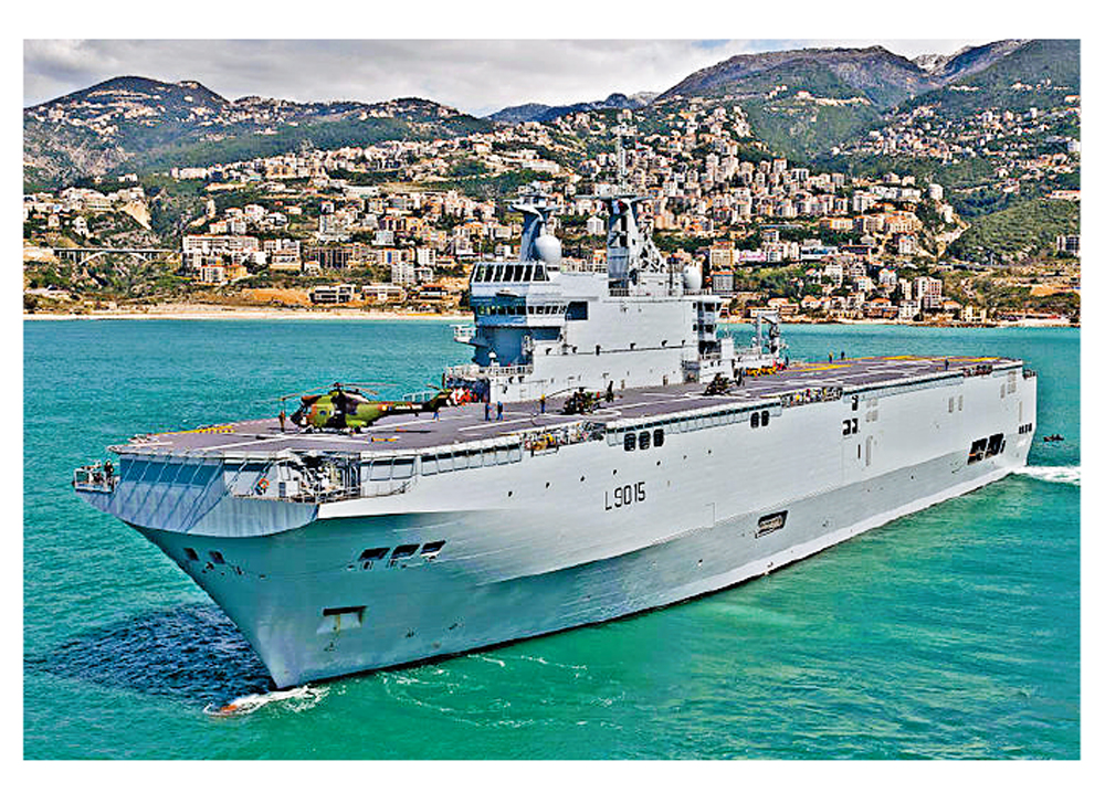 　　圖：俄國新艦可稱為俄版「西北風」。圖為法國「西北風」級兩棲攻擊艦\資料圖片