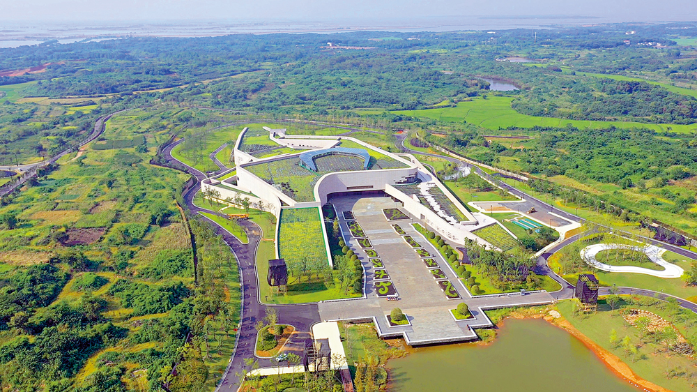 　　圖：南昌海昏侯國遺址公園\大公報記者王逍攝