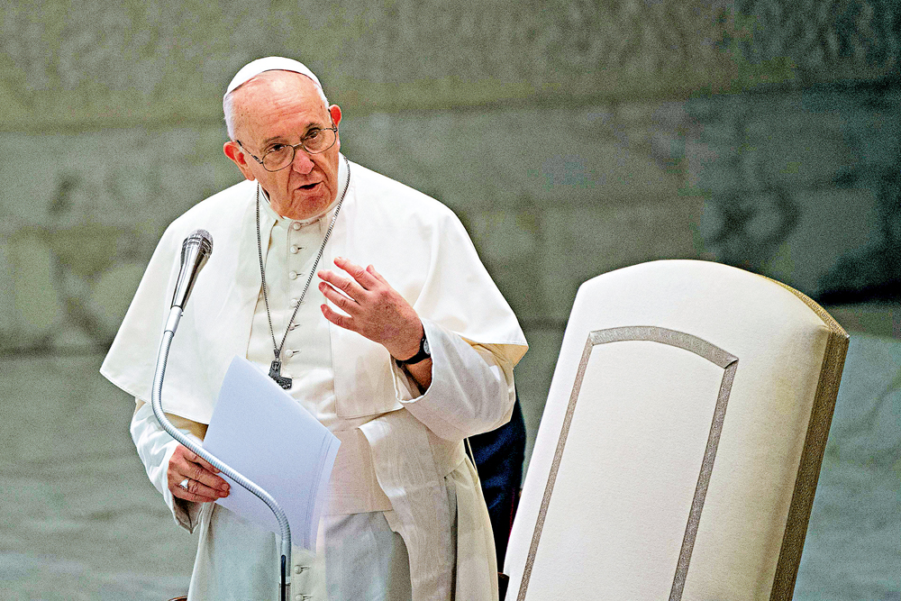 　　圖：教皇方濟各4日發表通諭狠批市場資本主義失敗\資料圖片