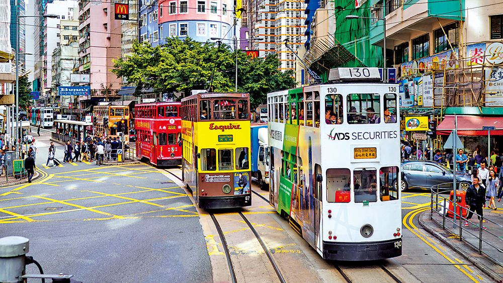 　　圖：叮叮車猶如飄移的風景線\資料圖片
