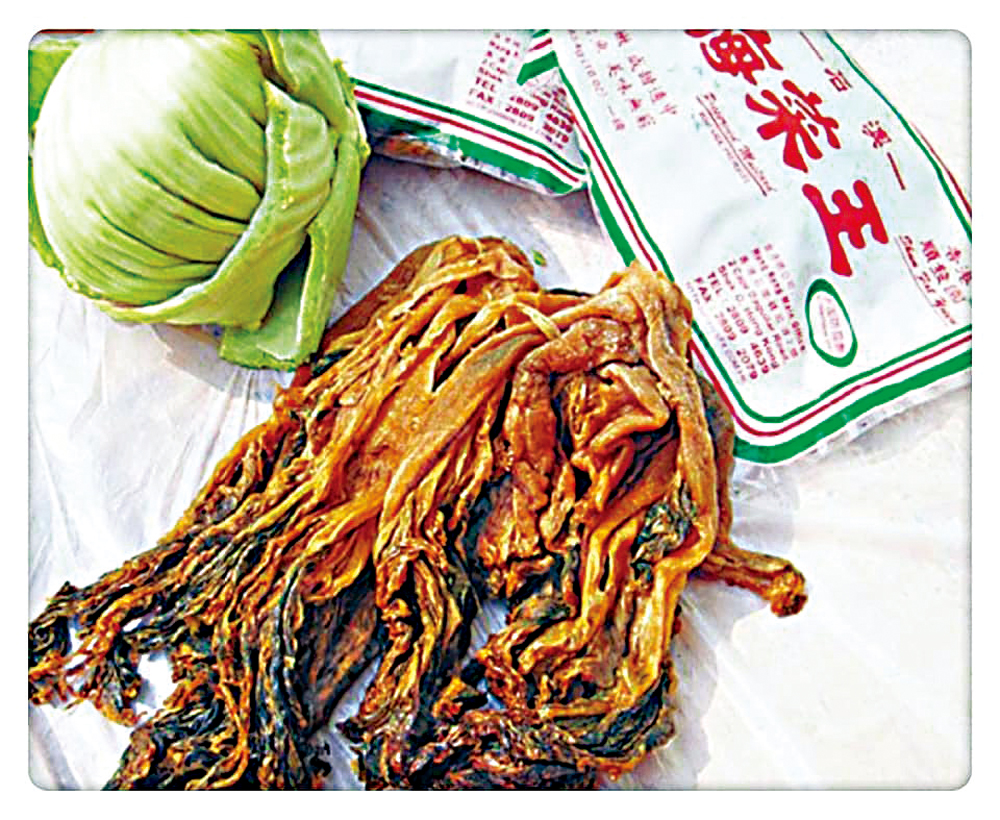 　　圖：石澳順發園石鶴牌梅菜係香港名牌\資料圖片